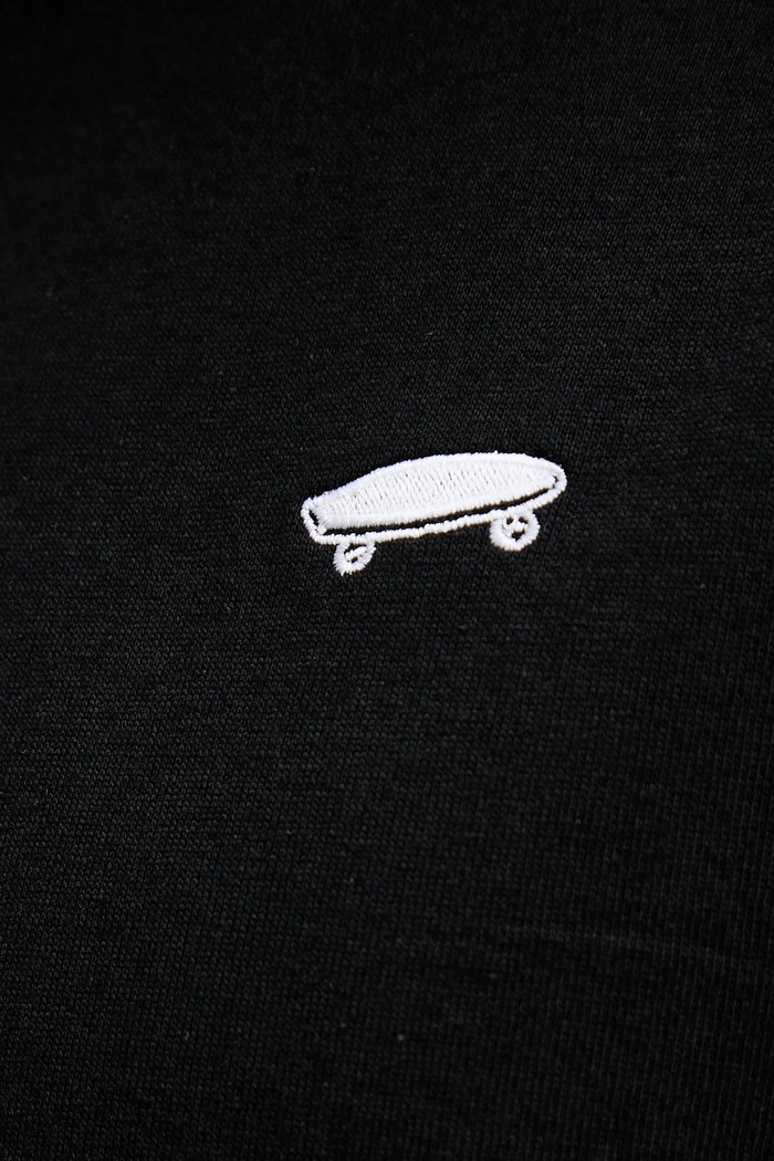 Bombažna kratka majica Vans VN000P56BLK1 črna
