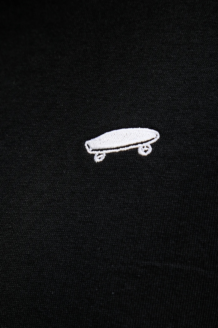 Bombažna kratka majica Vans VN000P56BLK1 črna