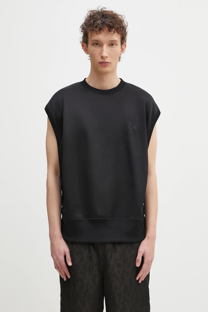 Елек Needles Sleeveless щампа черен QV340