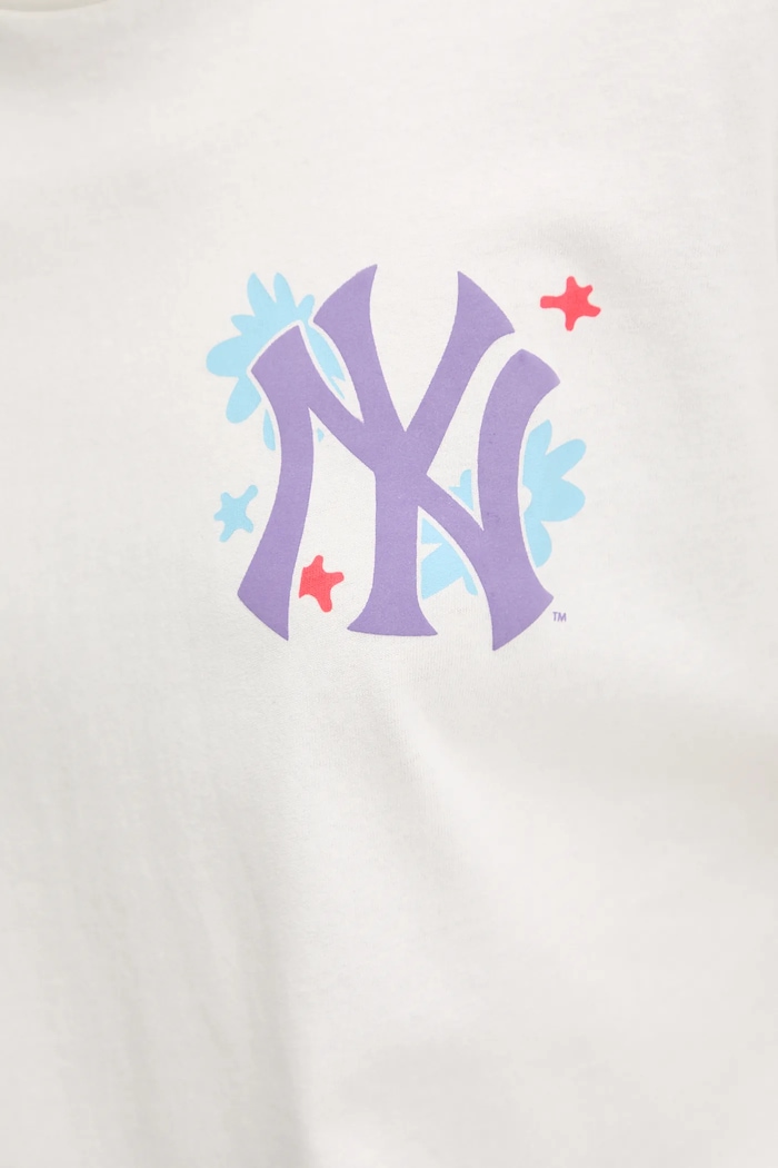Pamučna majica 47 brand MLB New York Yankees BB017TMPEES657617SS bijela