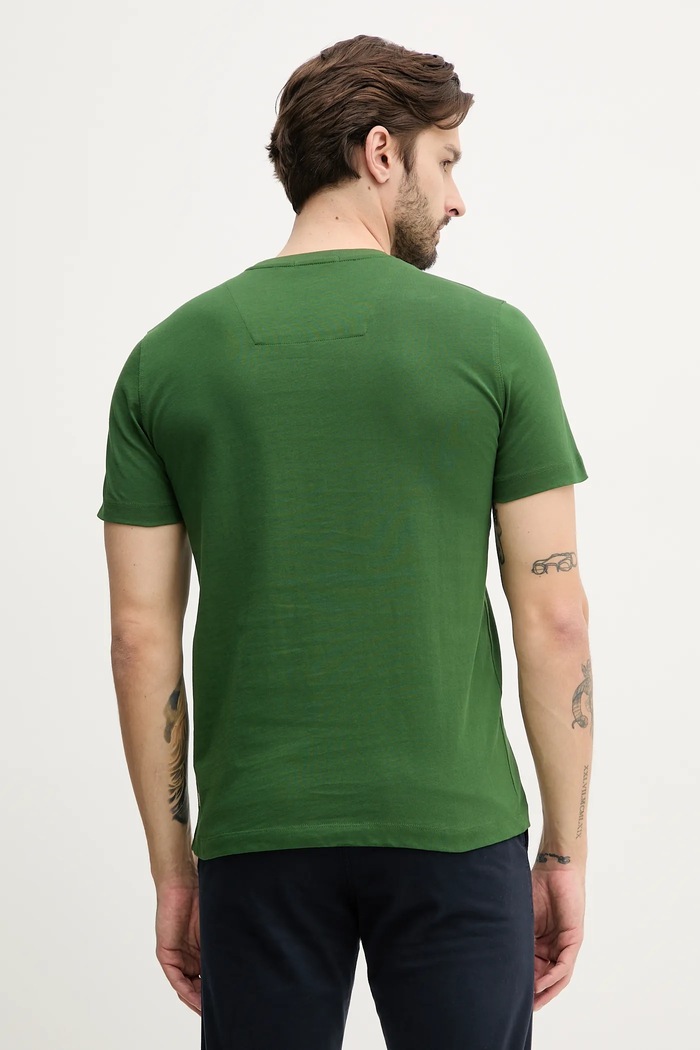 Oblečení Bavlněné tričko Aeronautica Militare TS2391J592 zelená
