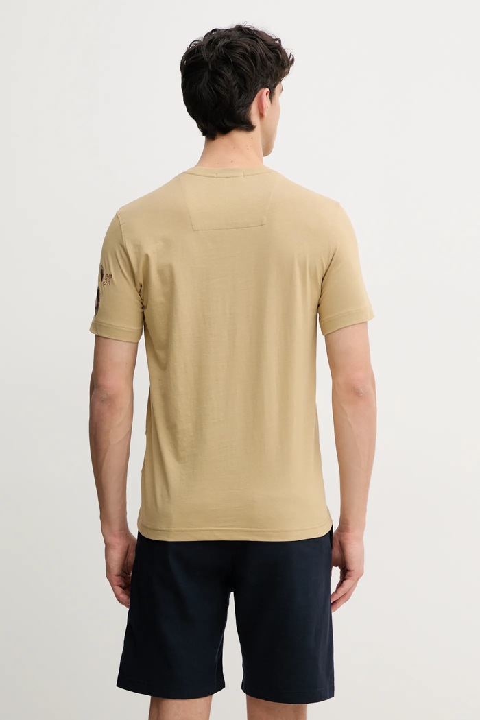 Oblečení Aeronautica Militare Bavlněné tričko Aeronautica Militare TS2406J641 zelená