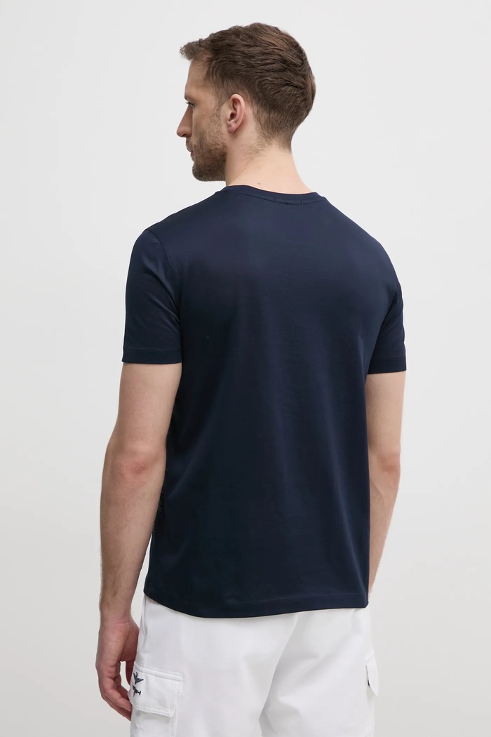 Oblečení Bavlněné tričko Aeronautica Militare TS2418J683 námořnická modř