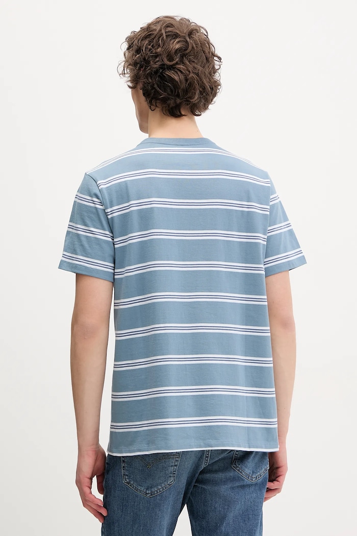 Oblečenie Bavlnené tričko Levi's SS ORIGINAL HM TEE 56605.0263 modrá