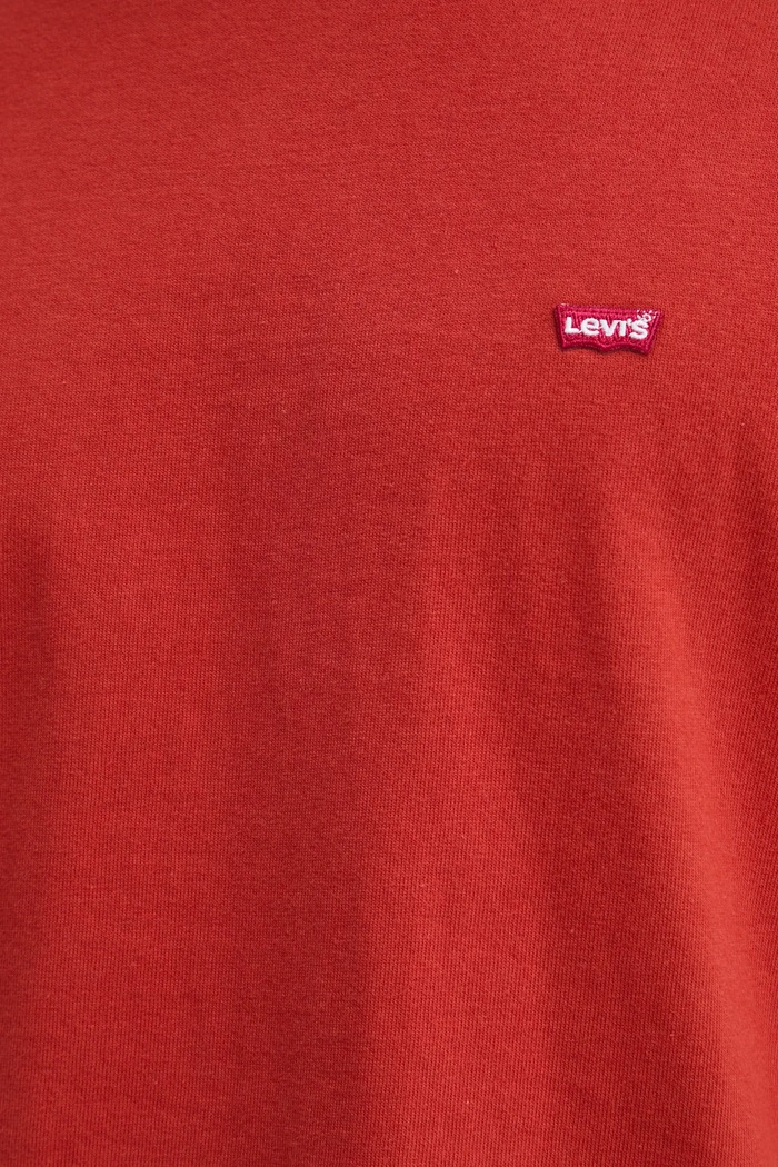 Levi's t-shirt bawełniany SS ORIGINAL HM TEE 56605.0298 pomarańczowy