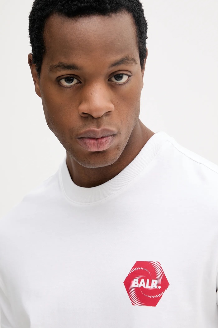 BALR. tricou din bumbac alb B1112.1303