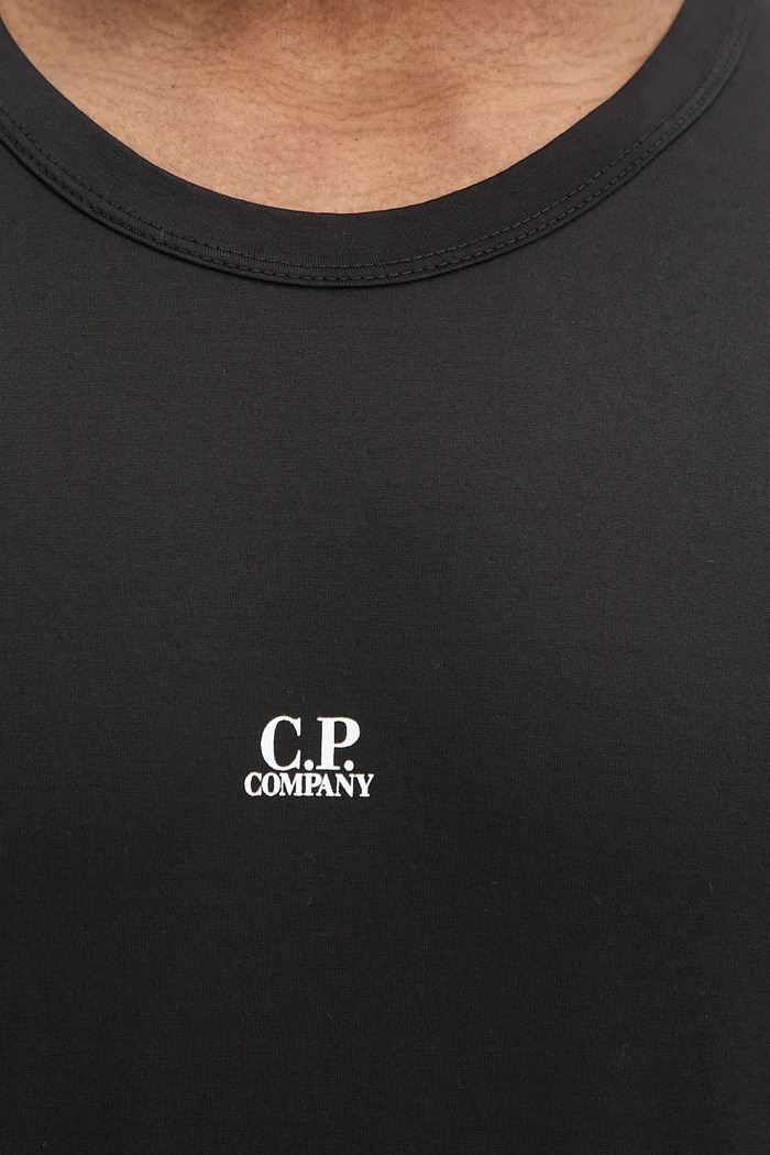 C.P. Company t-shirt bawełniany 18CMTS088A006374G czarny