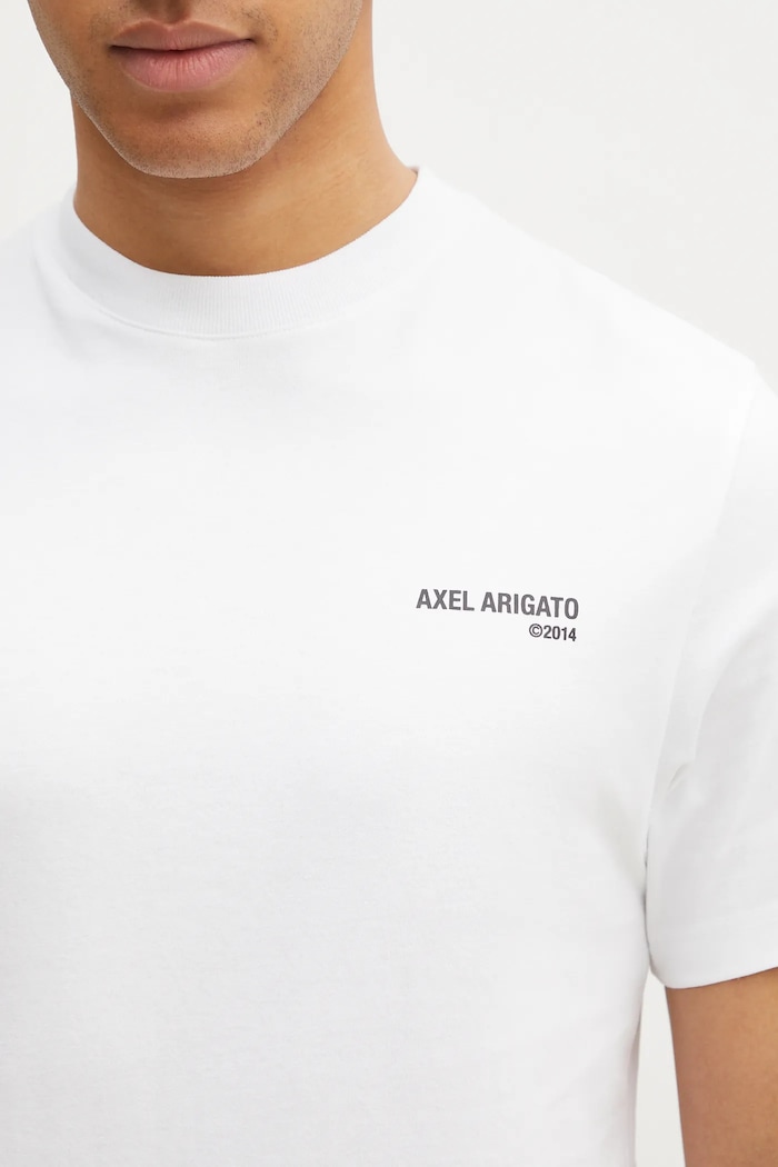 Хлопковая футболка Axel Arigato Legacy T-Shirt белый A2215001