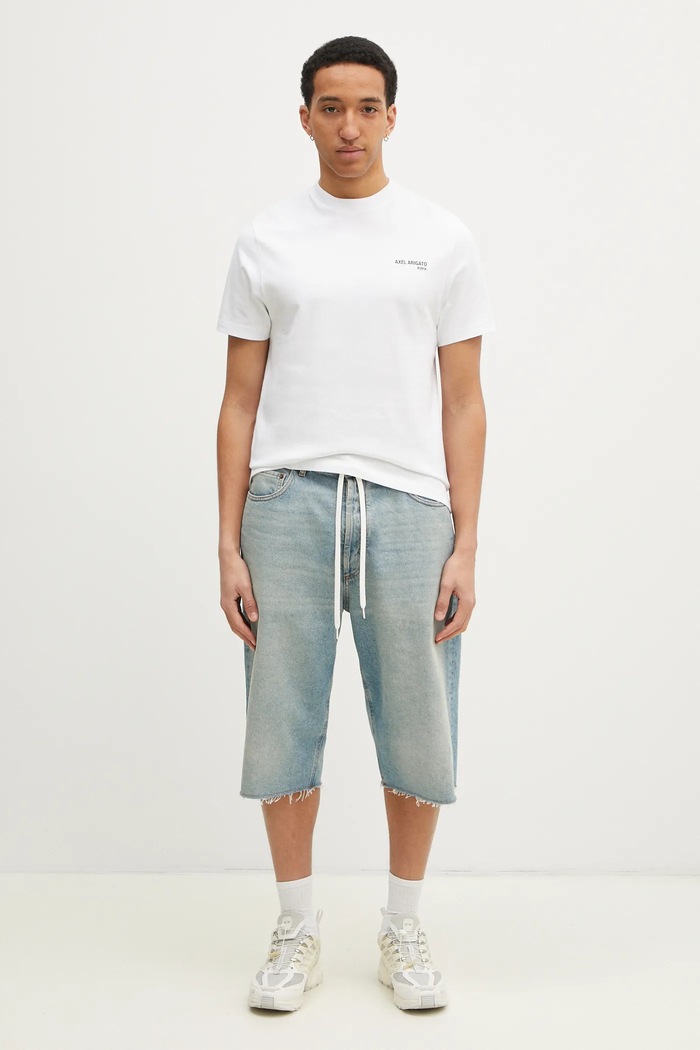 Хлопковая футболка Axel Arigato Legacy T-Shirt A2215001 белый