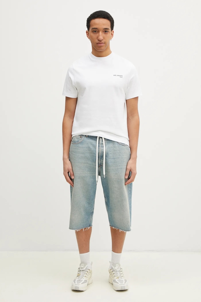 Хлопковая футболка Axel Arigato Legacy T-Shirt A2215001 белый