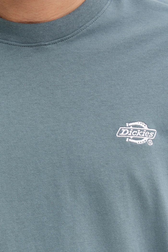 Bavlněné tričko Dickies DK0A4YAIG701 modrá