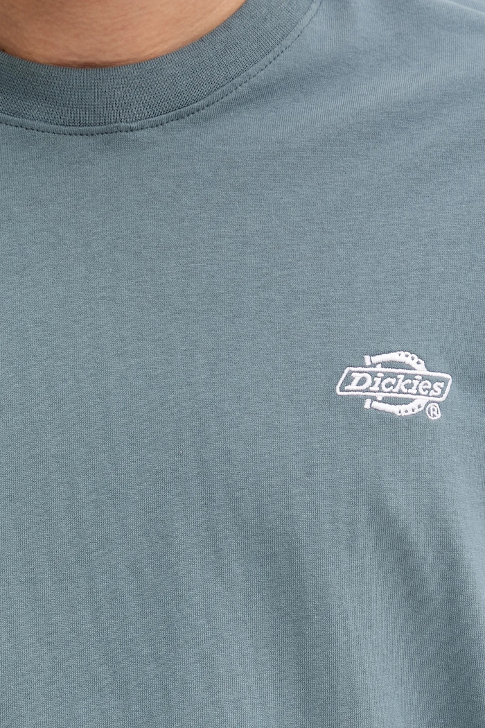Bavlněné tričko Dickies DK0A4YAIG701 modrá
