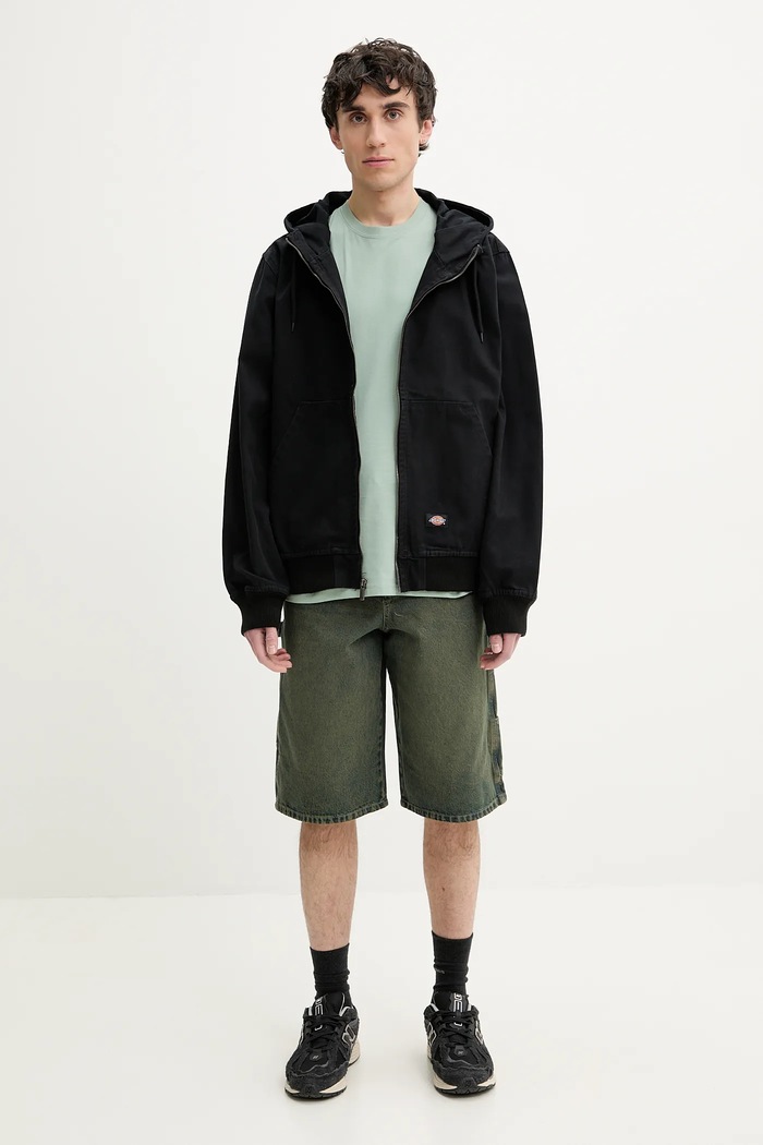 Bavlněné tričko Dickies DK0A4XDBK361 zelená SS25