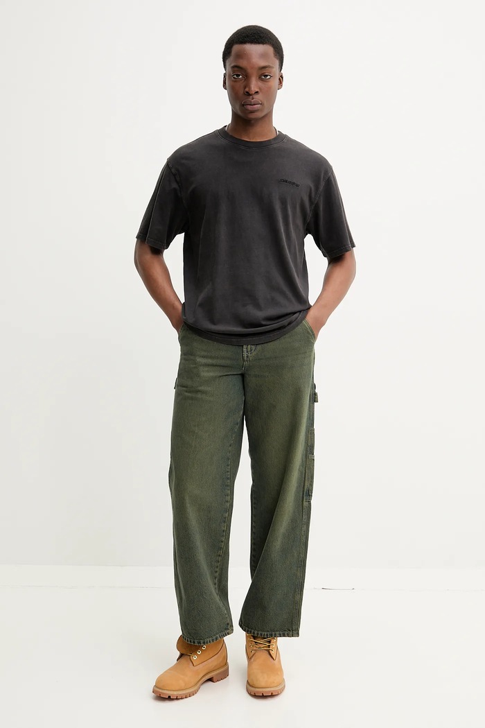 Bavlnené tričko Dickies DK0A866BH861 sivá SS26