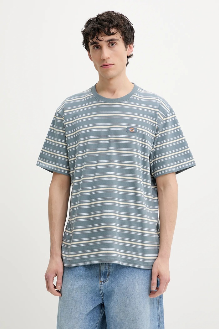 Dickies T-shirt bawełniany szary DK0A4Z8SG701