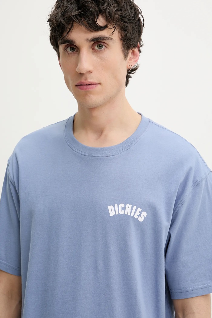 Oblečenie Bavlnené tričko Dickies DK0A4Z95K371 modrá