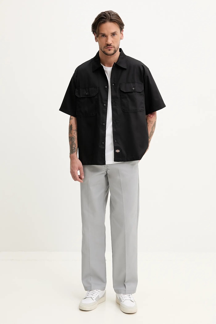 Bavlněné tričko Dickies DK0A4Z950WH1 bílá SS25