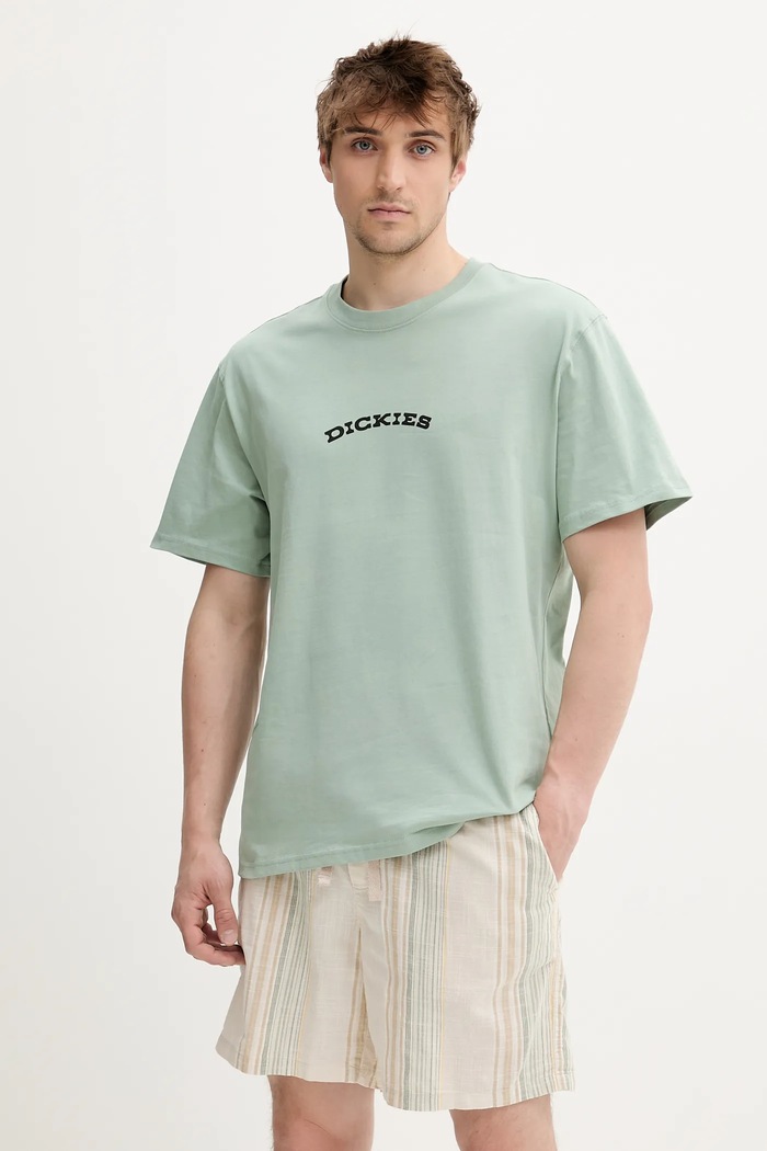 Oblečenie Bavlnené tričko Dickies DK0A4Z8PK361 zelená