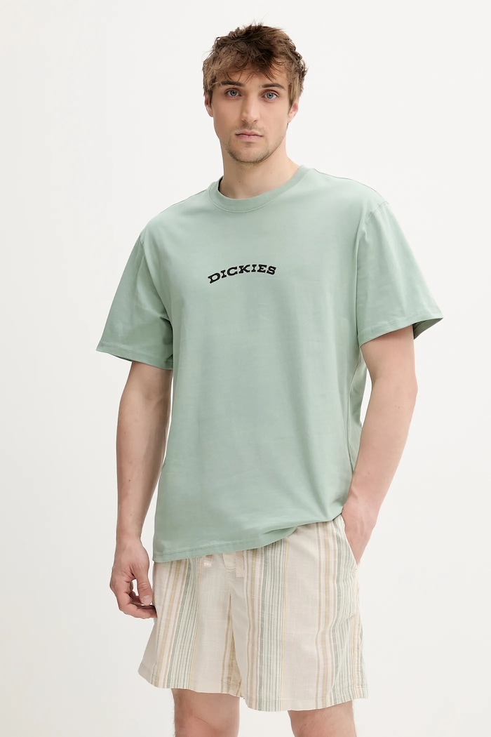 Oblečenie Bavlnené tričko Dickies DK0A4Z8PK361 zelená