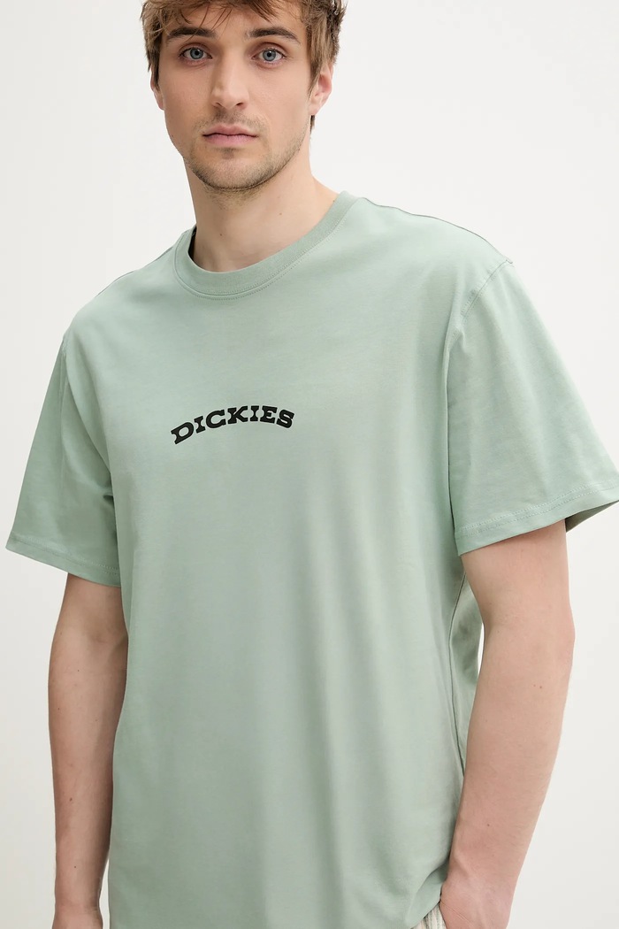 Bavlnené tričko Dickies zelená DK0A4Z8PK361