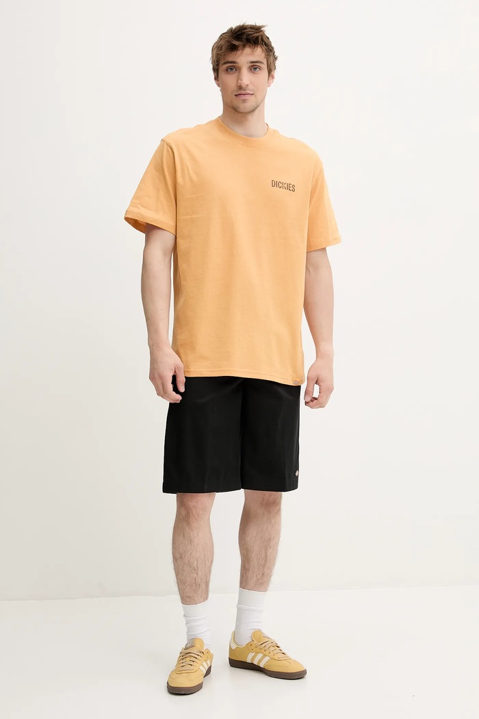 Bavlnené tričko Dickies DK0A4Z98K411 žltá SS25