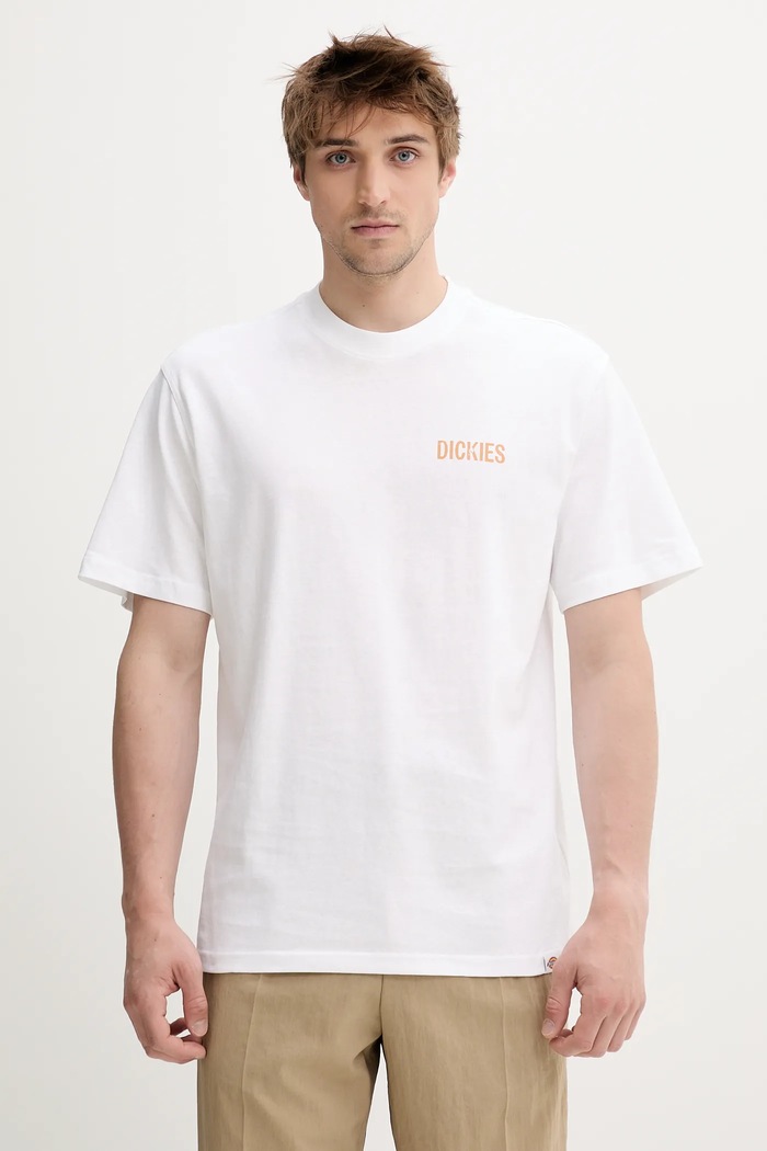 Oblečení Bavlněné tričko Dickies DK0A4Z980WH1 bílá