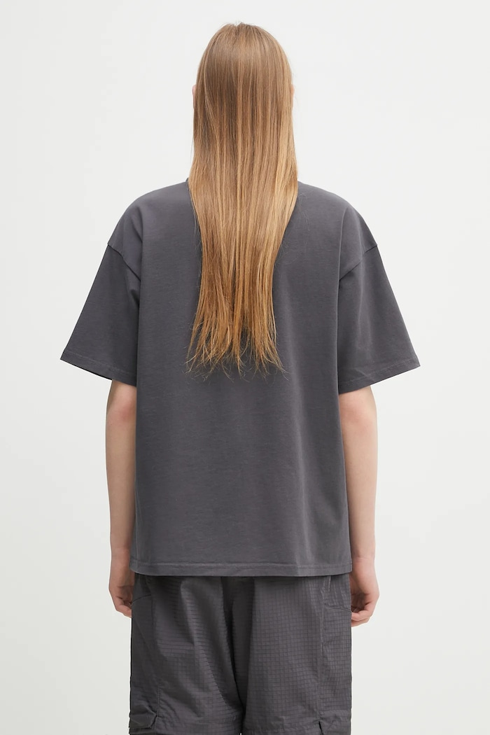 Îmbrăcăminte Napapijri tricou din bumbac S-Tusco NP0A4IEEH981 gri