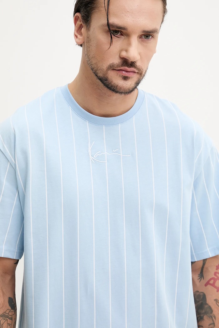 Karl Kani tricou din bumbac albastru 60300339