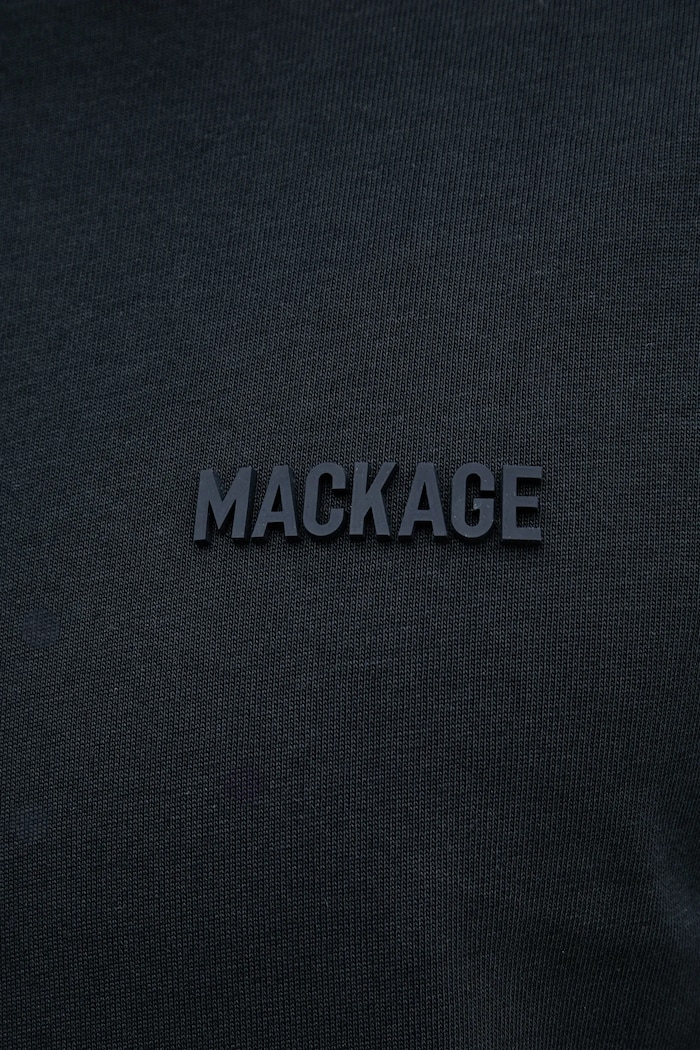 Памучна тениска MACKAGE TEE.R тъмносин