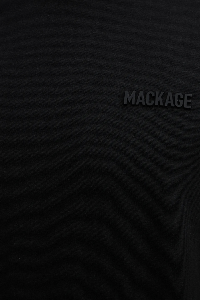 Памучна тениска MACKAGE TEE.R черен