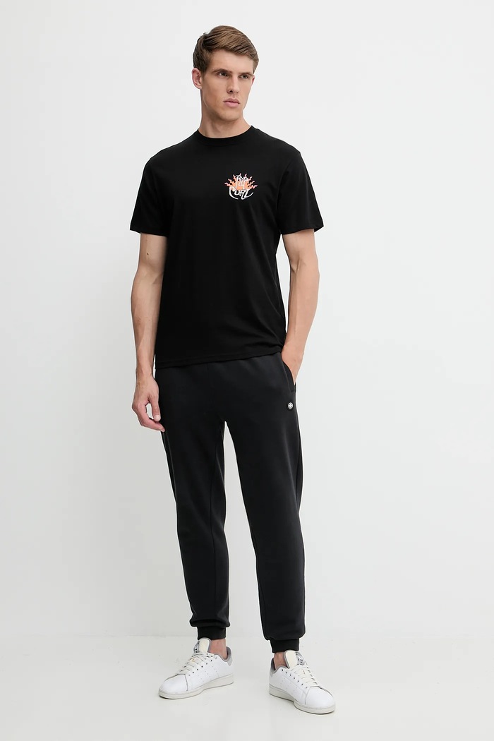 Bavlněné tričko Rip Curl DAZED 0OFMTE černá SS25