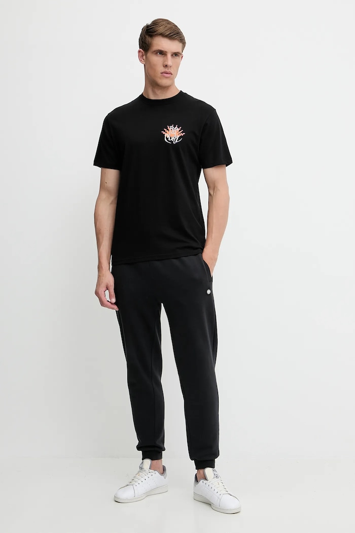 Bavlněné tričko Rip Curl DAZED 0OFMTE černá SS25