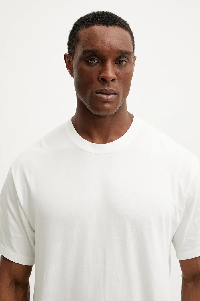 Tricou din bumbac Peak Performance G80325 alb