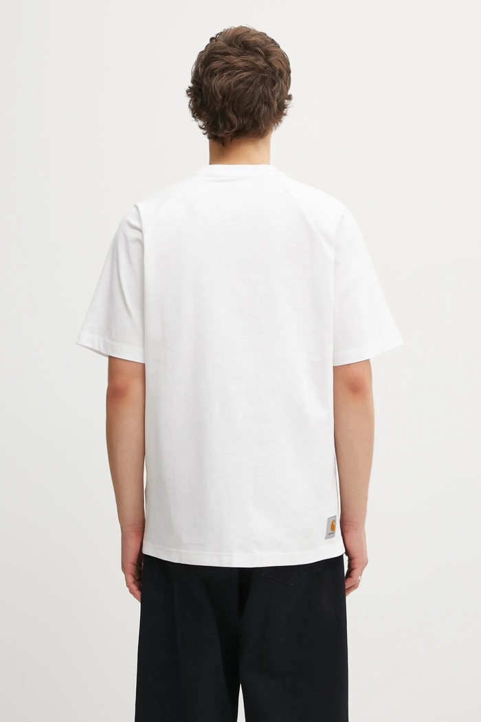 Oblečení Bavlněné tričko Carhartt WIP S/S WIP T-Shirt I034646.2Y2XX bílá