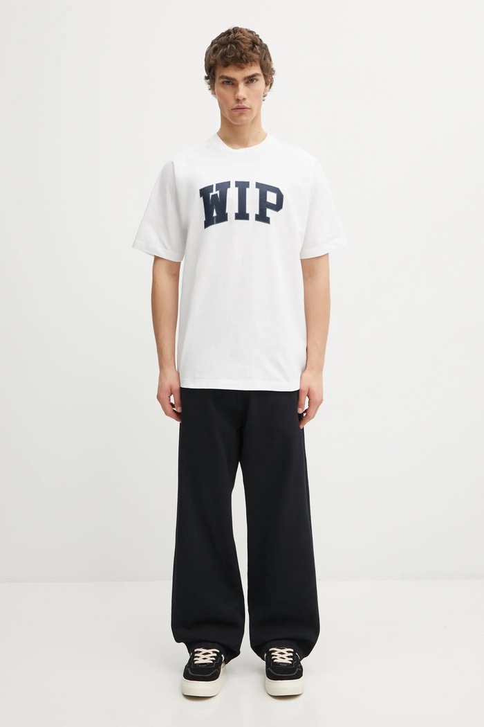 Bavlněné tričko Carhartt WIP S/S WIP T-Shirt I034646.2Y2XX bílá