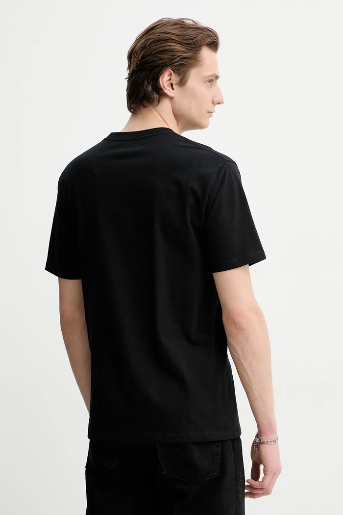 Oblečenie Bavlnené tričko The Kooples HTSC30029K čierna