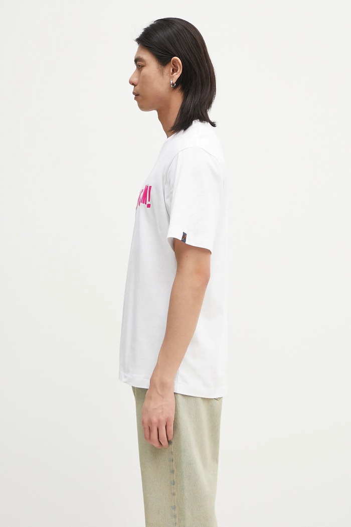 ICECREAM cotton t-shirt Anarchy T-Shirt IC24461 white SS25