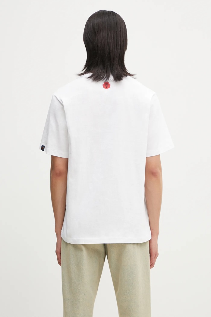 Clothing ICECREAM cotton t-shirt Anarchy T-Shirt IC24461 white
