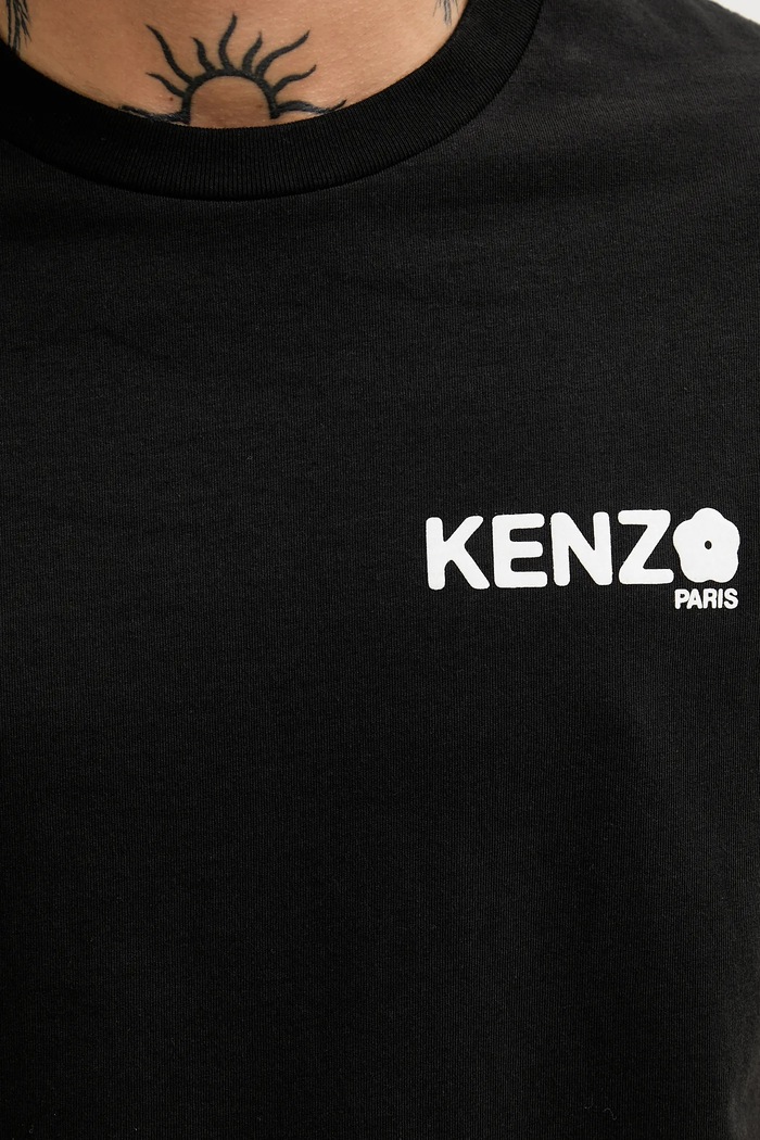 Хлопковая футболка Kenzo Boke Flower 2.0 FF55TS4894SG.99J чёрный