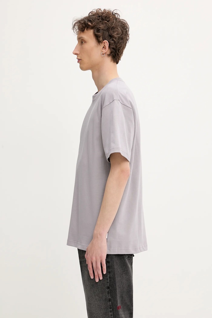 Bavlnené tričko Norse Projects Norse Standard Heavy Loose T-shirt N01.0679.6017 fialová SS25