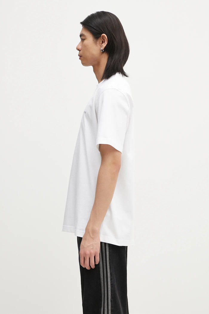 Bavlnené tričko Daily Paper Senses T Shirt 2511150 biela SS25