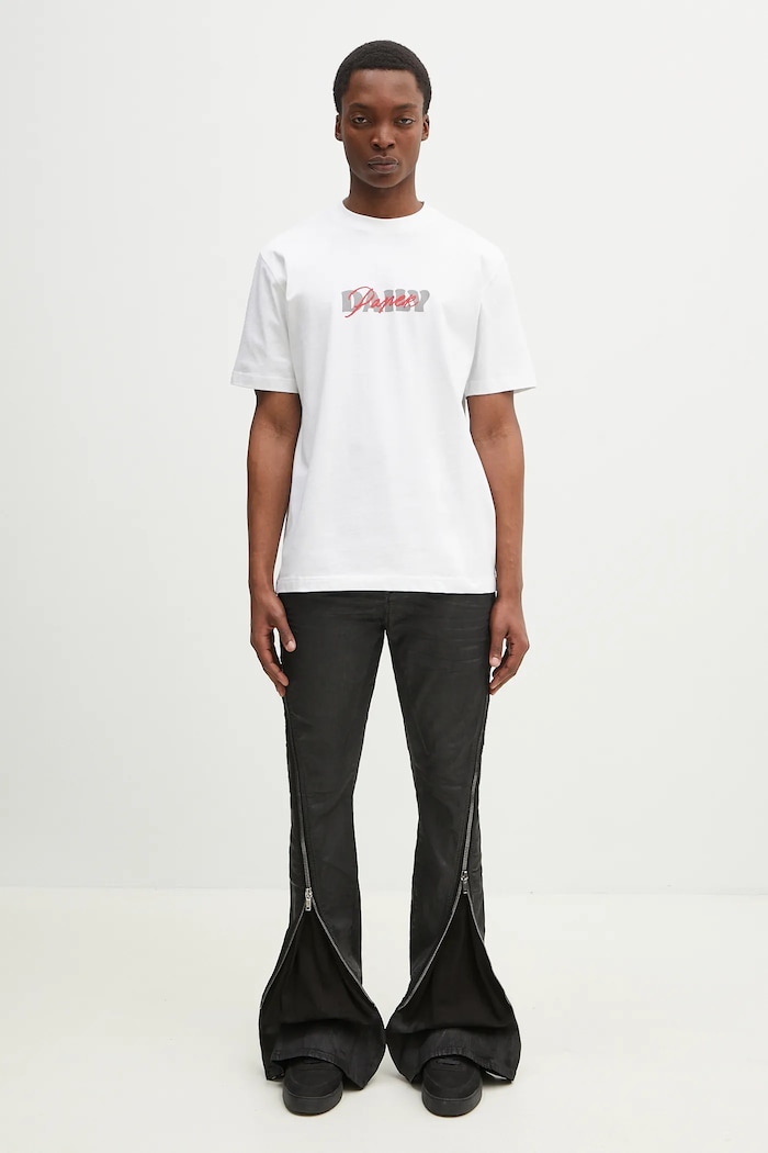 Daily Paper t-shirt bawełniany Overwritten T-Shirt 2511042 biały