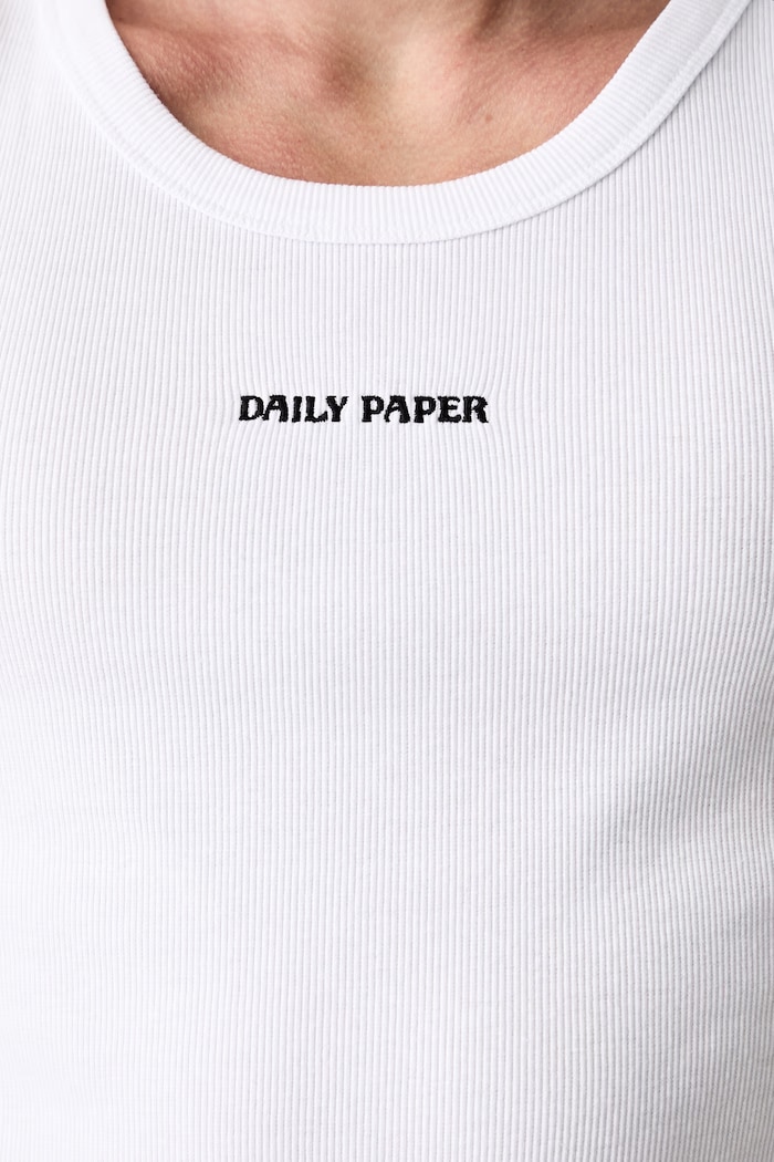 Tričko Daily Paper Dias Rib Tank Top 2512031 biela