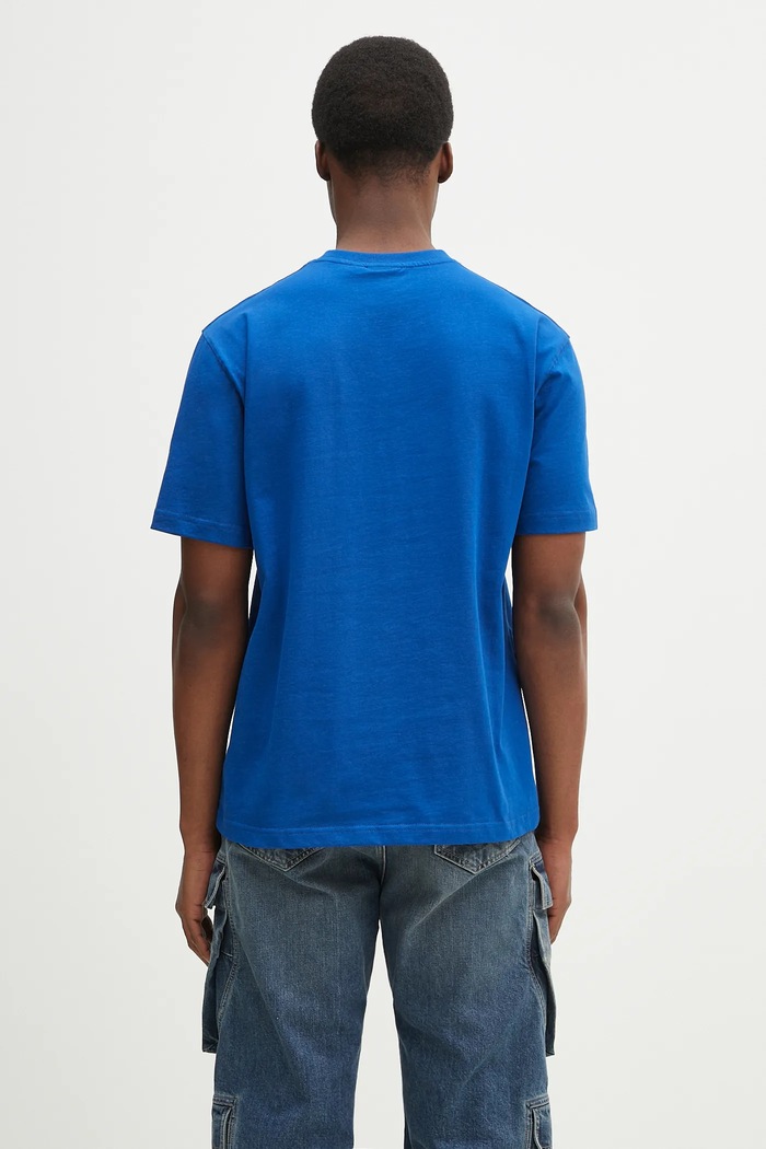 Clothing Daily Paper cotton t-shirt Orbit Emb T-Shirt 2512049 blue