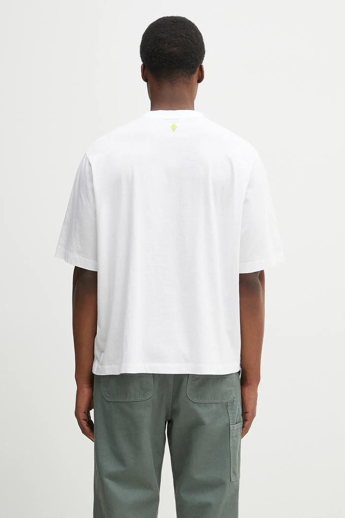 Odzież Marcelo Burlon t-shirt bawełniany County Angel Boxy T-Shirt White Multicol CMAA05AS25JER0020184 biały
