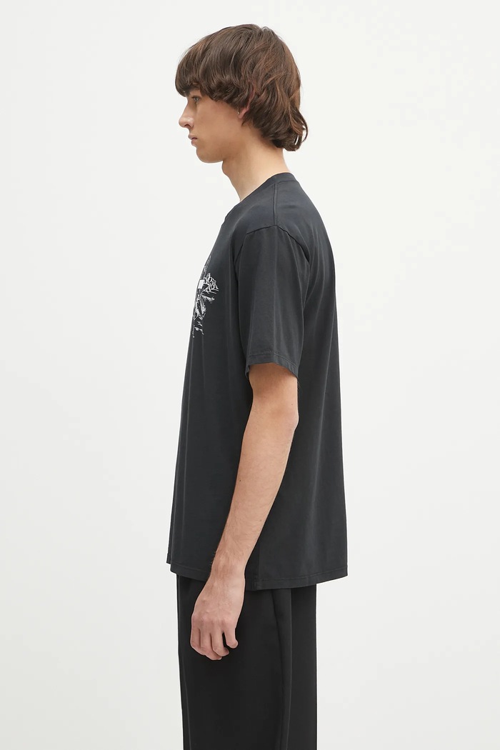 MM6 Maison Margiela cotton t-shirt SH2GC0024.M20108.899 black AW25