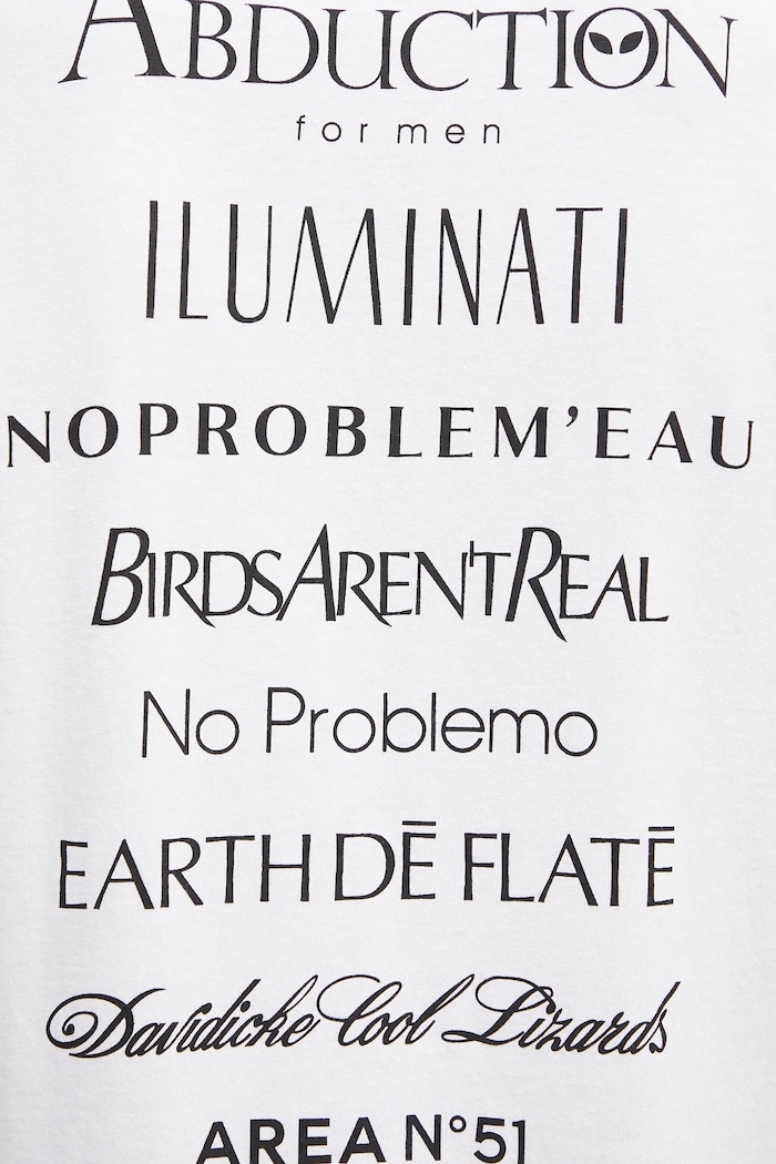 No Problemo pamut póló Eau De Problemo SS Tee fehér NP6000503