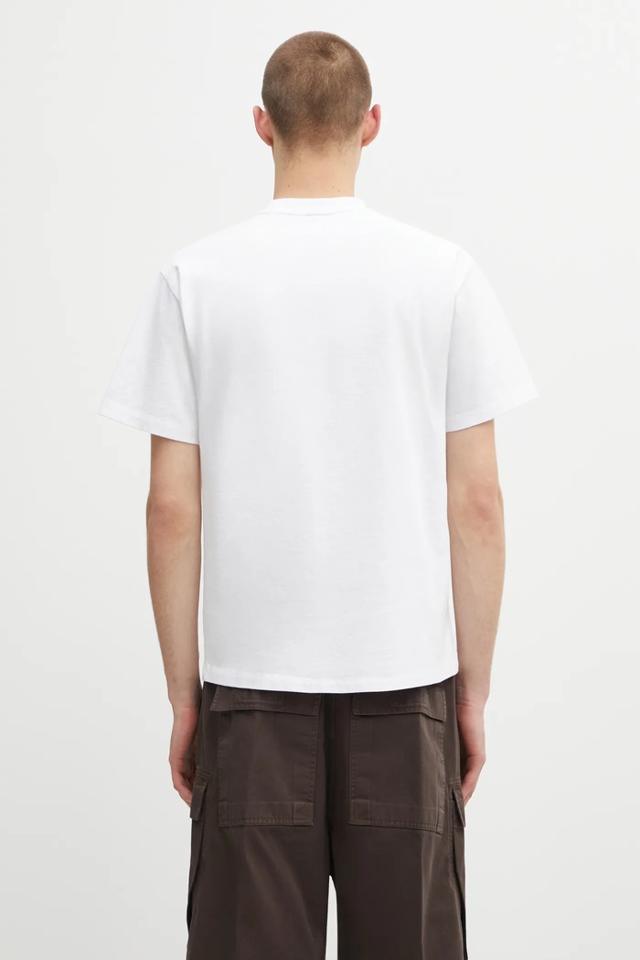Clothing No Problemo cotton t-shirt Redacted SS Tee NP60001103 white