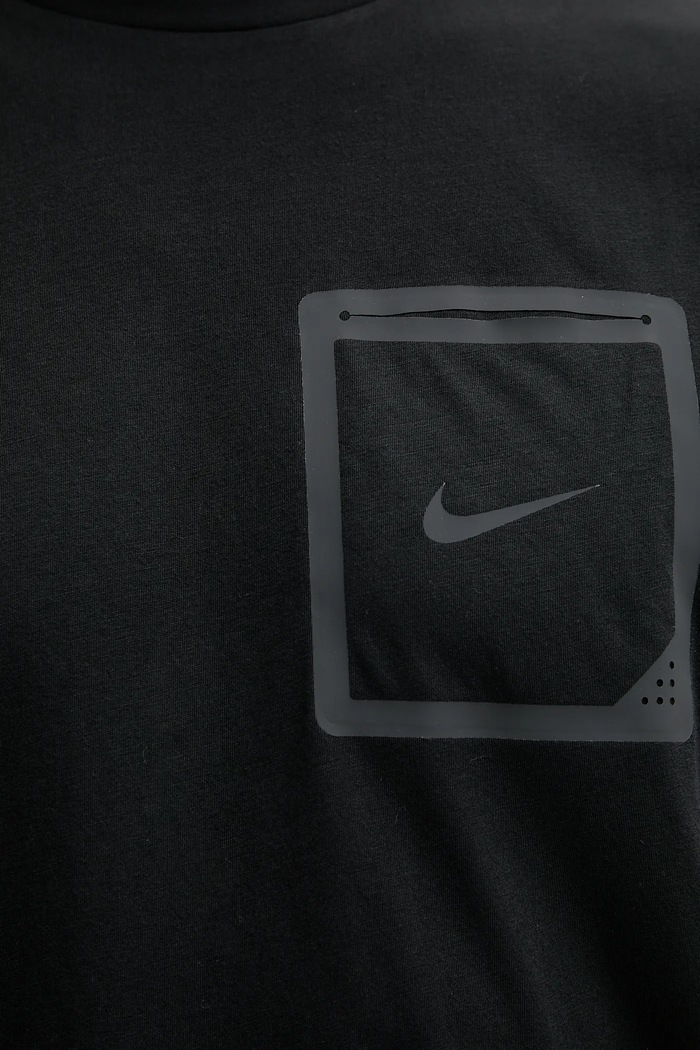 Plavecké tričko Nike černá NESSF506