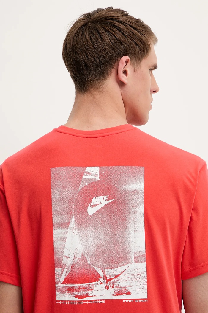Oblečenie Plavecké tričko Nike NESSF522 oranžová